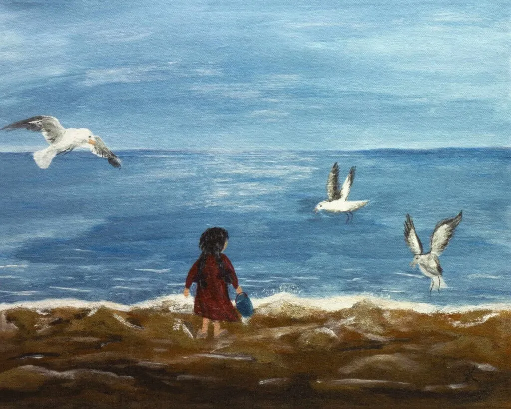 Beachlife, Acryl auf Leinwand