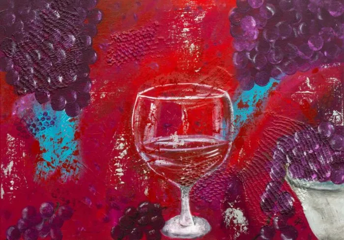 Binissalem, Acryl Mischtechnik, 2024 — Unter der Sonne Mallorcas